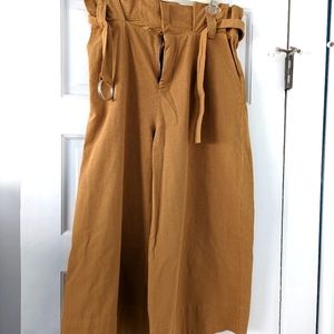 Lush Crop Paperbag Pants